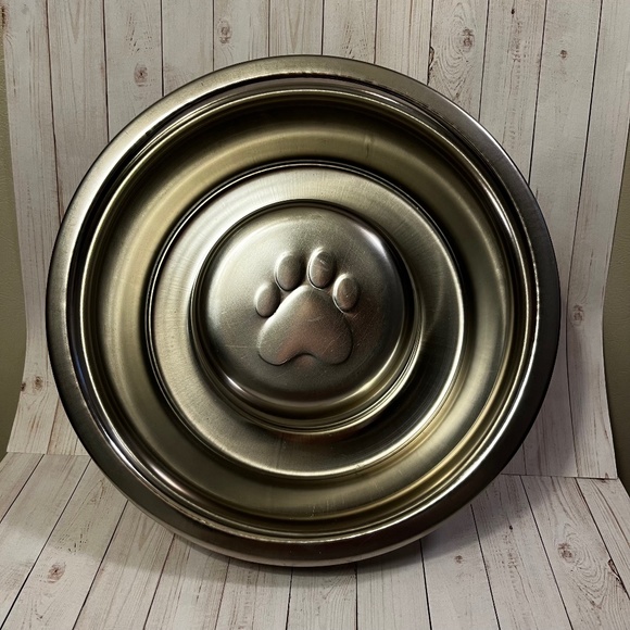 NWOT Stainless Steel Slow Feed Bowl for Dogs - Fits in Raised Feeders (3 Cup) - Picture 1 of 7